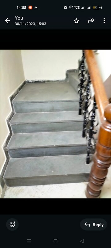 Staircase in 1 BHK Builder Floor at Garhi – for Rent