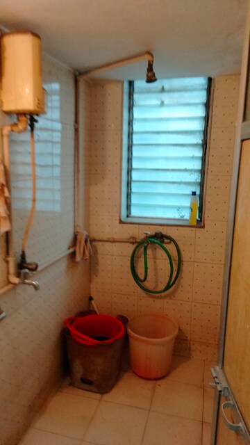 Bathroom in 1 BHK Apartment at STC Employees CHS, Andheri East – for Rent