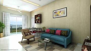 Living Room in 1 BHK Apartment at Mahindra World City, Chengalpattu – for Sale