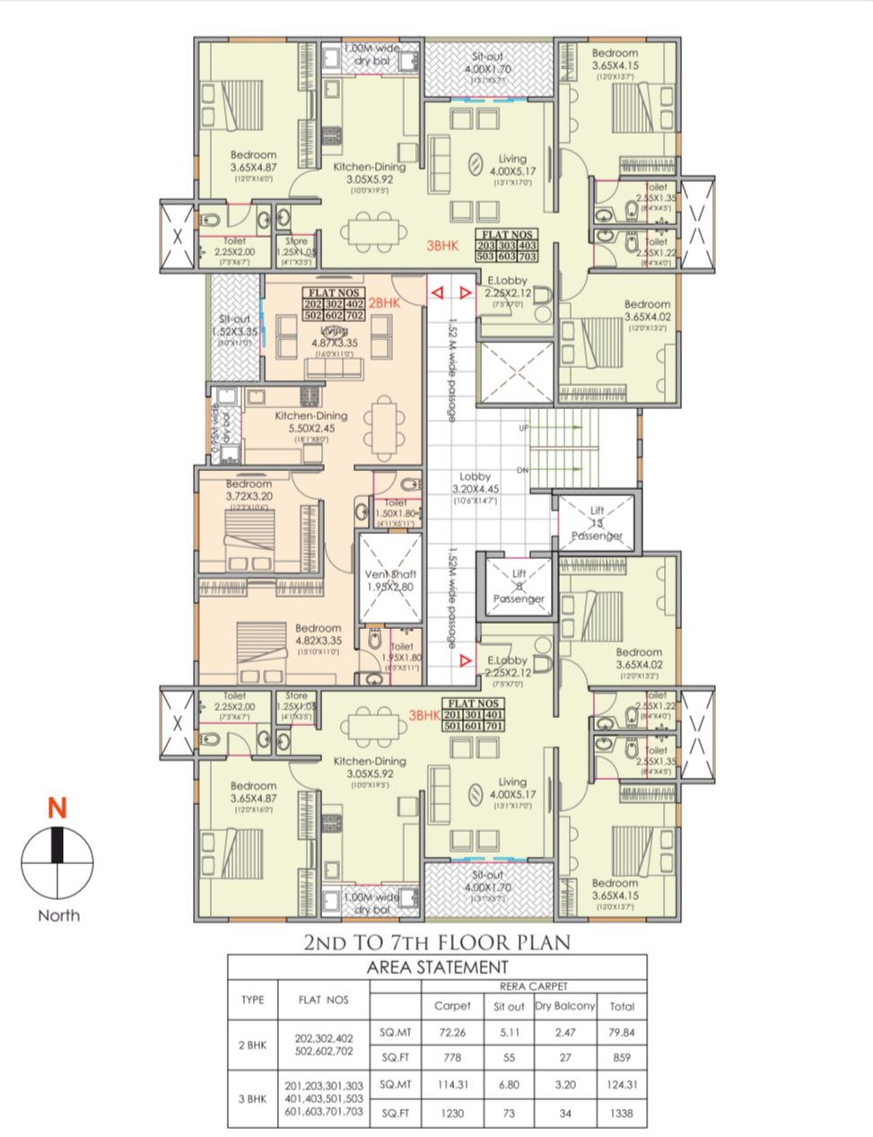 3 BHK Apartment For Sale in Gangadhar