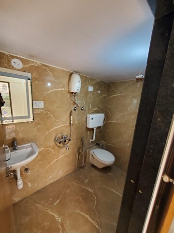 Bathroom in 1 BHK Apartment at Serenity Gardens, Vasai East – for Rent