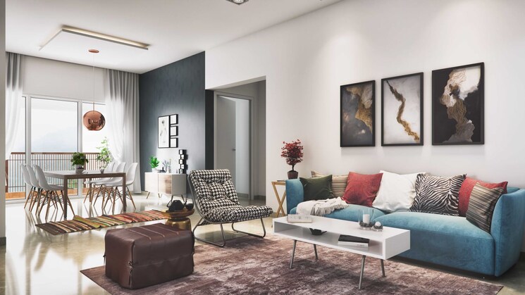 Living Room, mahindra-lakewoods 2 Bedroom 1079 Sq.Ft. Apartment In Chengalpattu Chennai 8798326