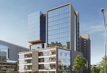  Office Space – Exterior View View at Shyamal - for Rent