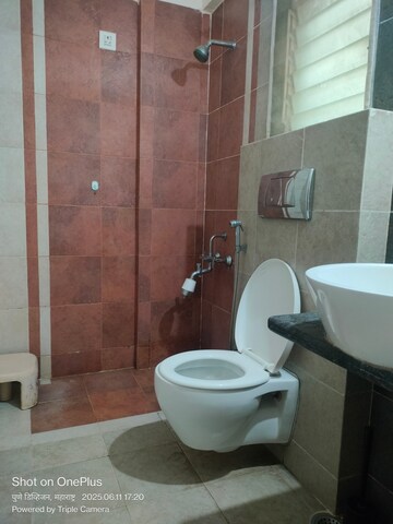Bathroom in 2 BHK Apartment at Kukreja Heritage, Dhanori – for Rent