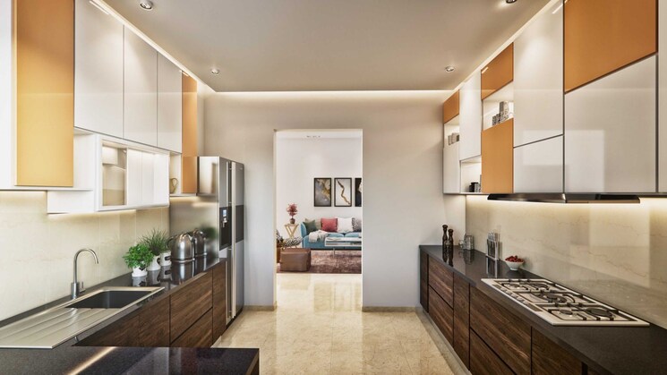 Kitchen, mahindra-lakewoods 3 Bedroom 1478 Sq.Ft. Apartment In Chengalpattu Chennai 8798361