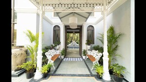 Building Lobby in 5 BHK Villa at Siolim – for Sale