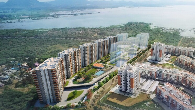 Exterior View, mahindra-lakewoods 3 Bedroom 1478 Sq.Ft. Apartment In Chengalpattu Chennai 8798642