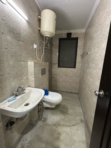 Bathroom in 3 BHK Apartment at Saket – for Rent