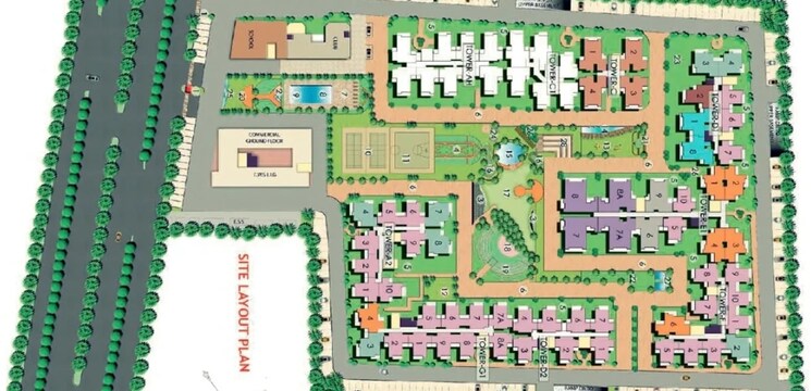 Master Plan, jkg-palm-resort 3 Bedroom 1475 Sq.Ft. Apartment In Raj Nagar Extension Ghaziabad 8798708