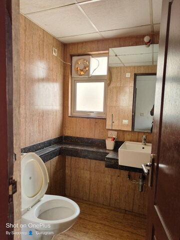 Bathroom in 4 BHK Builder Floor at Emaar MGF Emerald Hills, Sector 65 – for Rent