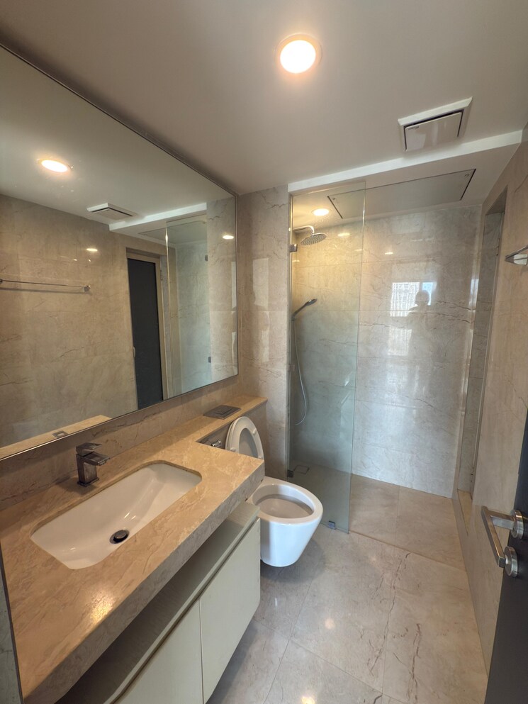 Bathroom, lnt-veridian 2 Bedroom 550 Sq.Ft. Apartment In Powai Mumbai 8798934
