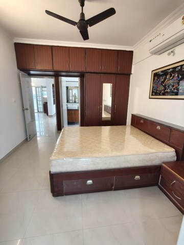 Bedroom in 3 BHK Apartment at SMR Vinay Cascades Blk B1, Cv Raman Nagar – for Rent