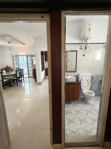 Kitchen in 3 BHK Apartment at SMR Vinay Cascades Blk B1, Cv Raman Nagar – for Rent