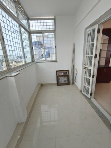 Balcony in 3 BHK Apartment at SMR Vinay Cascades Blk B1, Cv Raman Nagar – for Rent