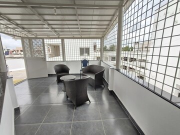 Balcony in 3 BHK Apartment at SMR Vinay Cascades Blk B1, Cv Raman Nagar – for Rent
