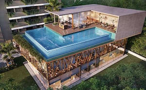 Swimming Pool in 2 BHK Apartment at Ajmera Crosstown One, Kalyan West – for Sale