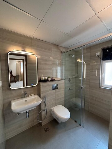 Bathroom in 1 BHK Builder Floor at Malad West – for Rent