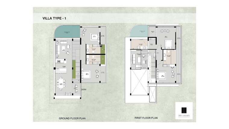 Floor Plan, anjuna 4 Bedroom 3518 Sq.Ft. Villa In Anjuna Goa 8799220