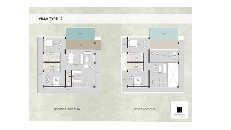 Floor Plan, anjuna 4 Bedroom 3776 Sq.Ft. Villa In Anjuna Goa 8799224