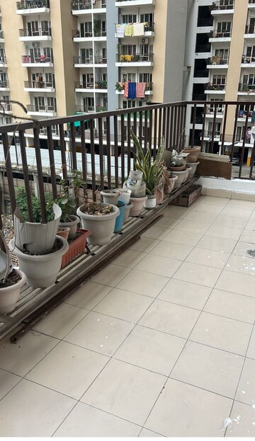 Balcony in 2.5 BHK Apartment at Panchsheel Greens II, Sector 16 Greater Noida – for Rent
