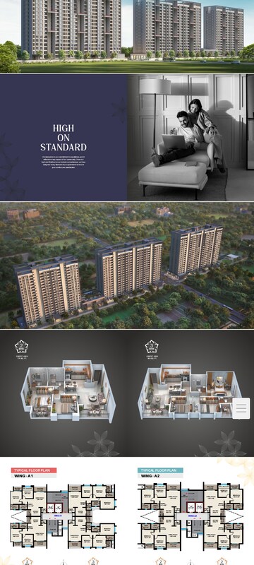 2 BHK Apartment – Exterior View View at Sahyadri Plumeria, Moshi - for Sale