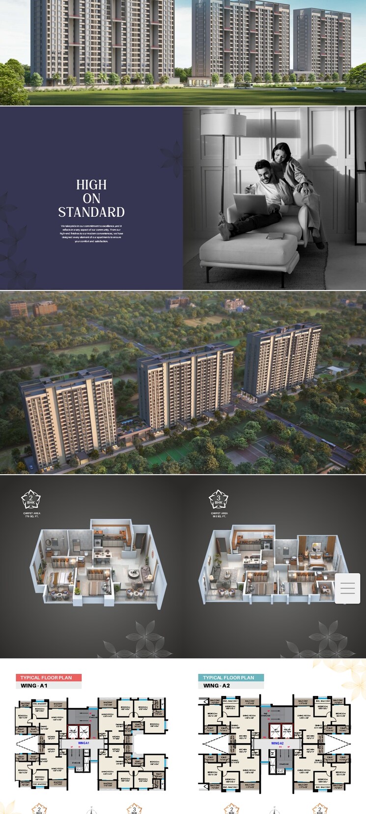 Exterior View, sahyadri-plumeria 2 Bedroom 748 Sq.Ft. Apartment In Moshi Pune 8799261