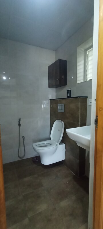 Bathroom in 3 BHK Apartment at Crown Whistling Woods, Kokapet – for Rent
