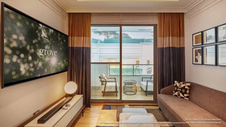 Living Room, dlf-the-grove 4 Bedroom 300 Sq.Yd. Apartment In Sector 54 Gurgaon 8799384