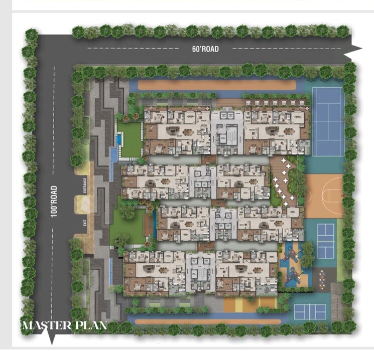 Master Plan, savya-the-edition 3 Bedroom 3555 Sq.Ft. Apartment In Khanammet Hyderabad 8799378