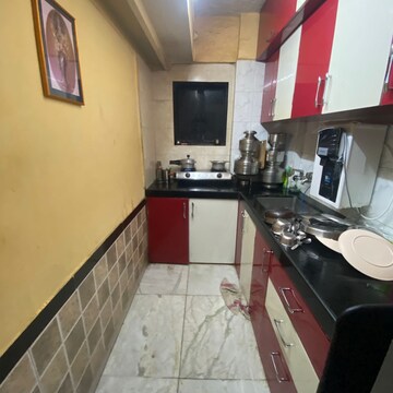Kitchen in 1.5 BHK Apartment at New Look Apartment CHS, Spring Mill Complex – for Rent