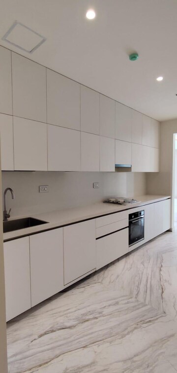 Kitchen in 3.5 BHK Apartment at Bhartiya Leela Residences, Thanisandra Main Road – for Rent