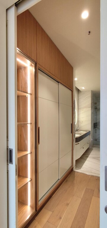 Building Lobby in 3.5 BHK Apartment at Bhartiya Leela Residences, Thanisandra Main Road – for Rent