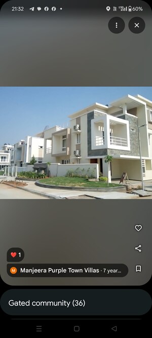 4 BHK Villa For Sale in Manjeera Purple Town, Gopanpally