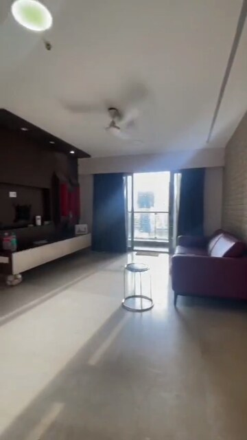 Living Room in 3 BHK Apartment at Adani Group Western Heights, Andheri West – for Rent