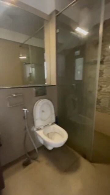 Bathroom in 3 BHK Apartment at Adani Group Western Heights, Andheri West – for Rent