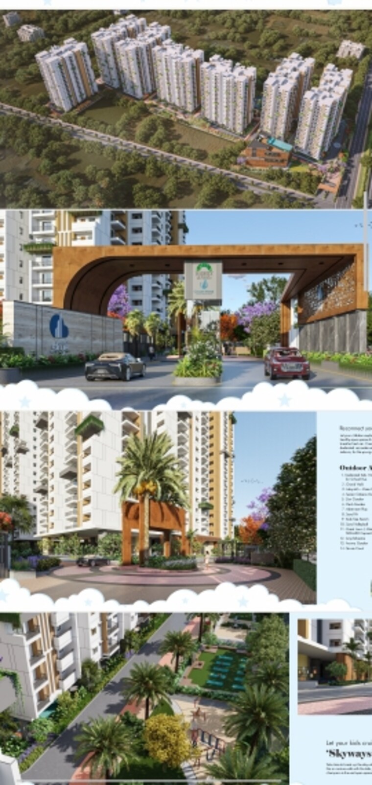 Exterior View, radhey-skye 3 Bedroom 1835 Sq.Ft. Apartment In Velmala Hyderabad 8799597