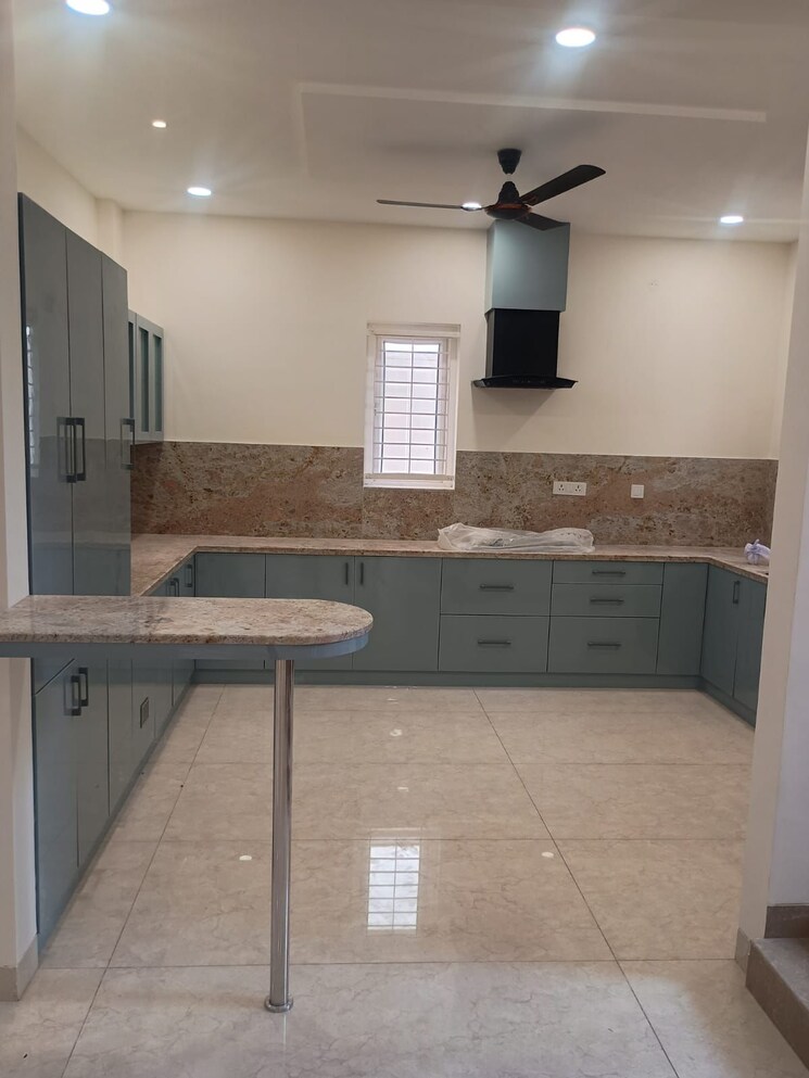 Kitchen, my-home-abhra 3.5 Bedroom 2650 Sq.Ft. Apartment In Madhapur Hyderabad 8799634
