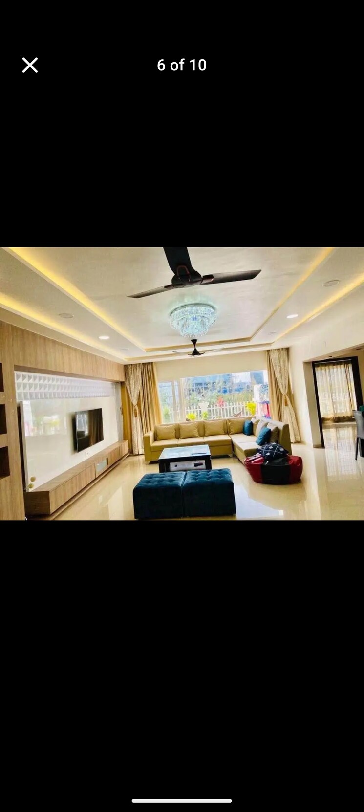 Living Room, gera-greensville 3.5 Bedroom 2920 Sq.Ft. Villa In Kharadi Pune 8799674