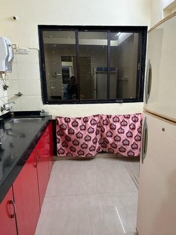 Kitchen in 2 BHK Apartment at Crystal Tower, Parel – for Rent