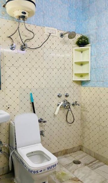 Bathroom in 2 BHK Builder Floor at Saket – for Rent