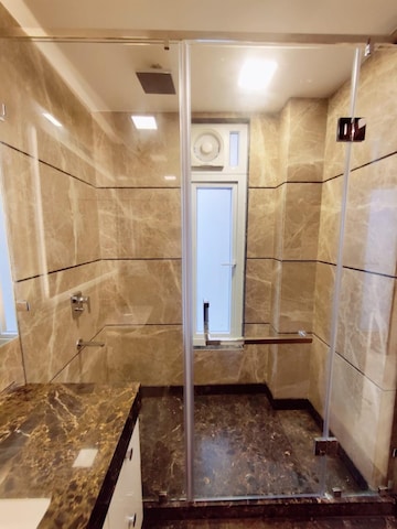 Bathroom in 4 BHK Builder Floor at Sarvodaya Enclave – for Rent
