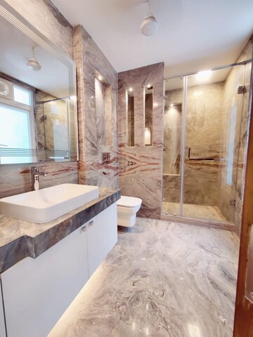 Bedroom in 4 BHK Builder Floor at Sarvodaya Enclave – for Rent