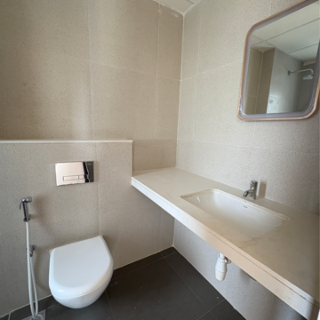 Bathroom in 2 BHK Apartment at Piramal Vaikunth, Ashok Nagar – for Rent