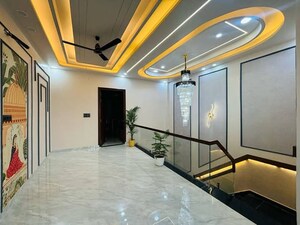 Staircase in 4 BHK Villa at Gandhi Path – for Sale