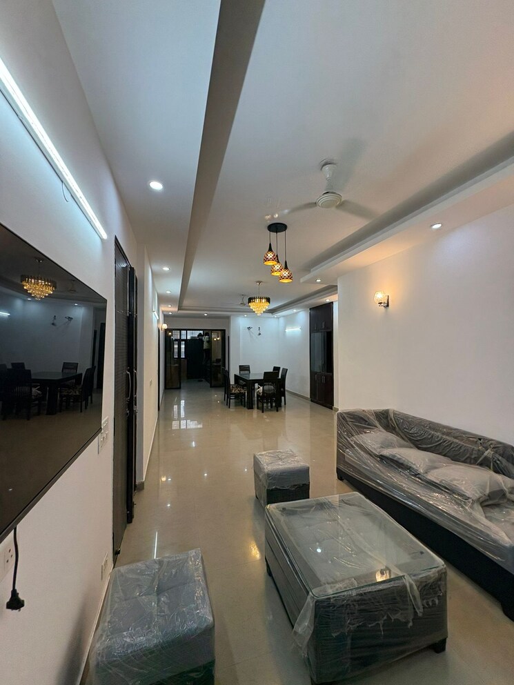 Living Room, eros-rosewood-city 2.5 Bedroom 1500 Sq.Ft. Builder Floor In Sector 49 Gurgaon 8799815