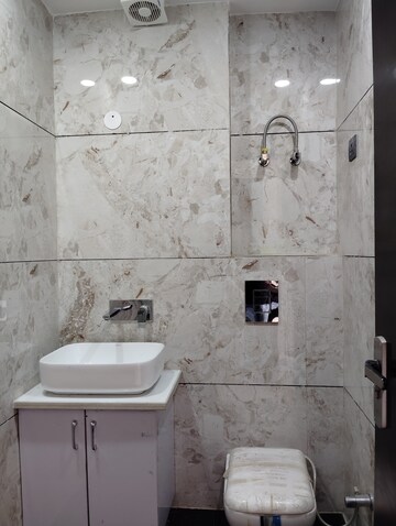 Attached Bathroom in 3 BHK Apartment at Prachin Apartment, Paschim Vihar – for Rent
