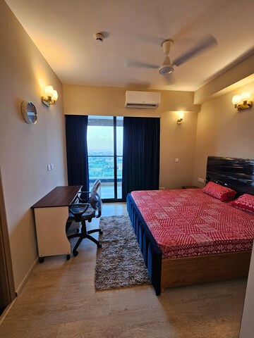 Bedroom in 3.5 BHK Apartment at Elan Nirvana, Sector 50 – for Rent