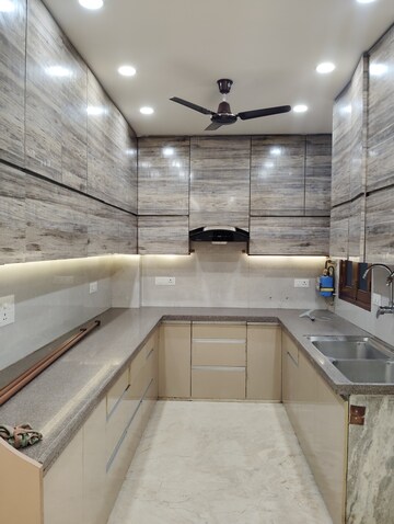 Kitchen in 3 BHK Apartment at Shubh Niketan Apartments, Paschim Vihar – for Rent