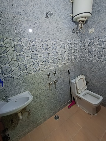 Bathroom in 2 BHK Builder Floor at Malviya Nagar – for Rent