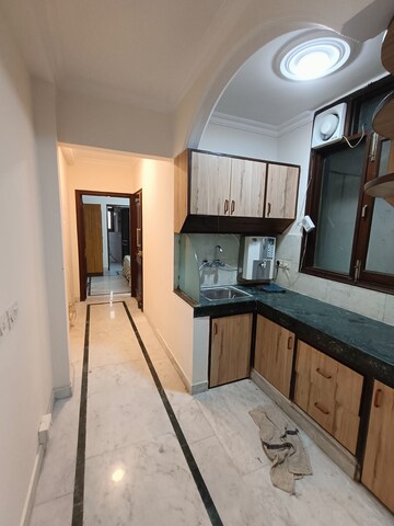 Kitchen in 2 BHK Builder Floor at Malviya Nagar – for Rent